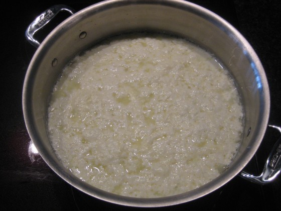 How to Make Fresh Ricotta at Home - Curds Forming